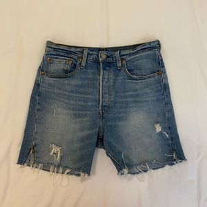 Distressed Levi Shorts